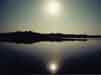 Moon on lake
