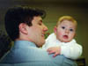 mike and grace at baptism