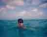 Andrea snorkling
